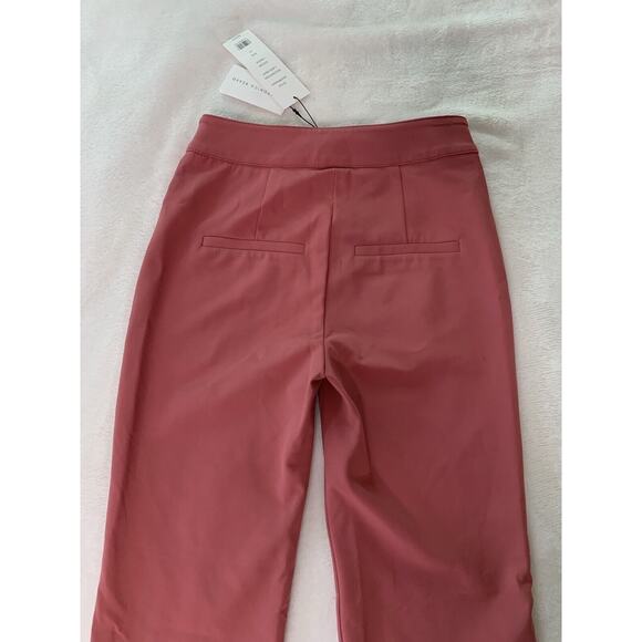 NWT Veronica Beard Womens Pants Lago Dress Cropped Mauve Pink Sz 00 XS - Picture 5 of 16